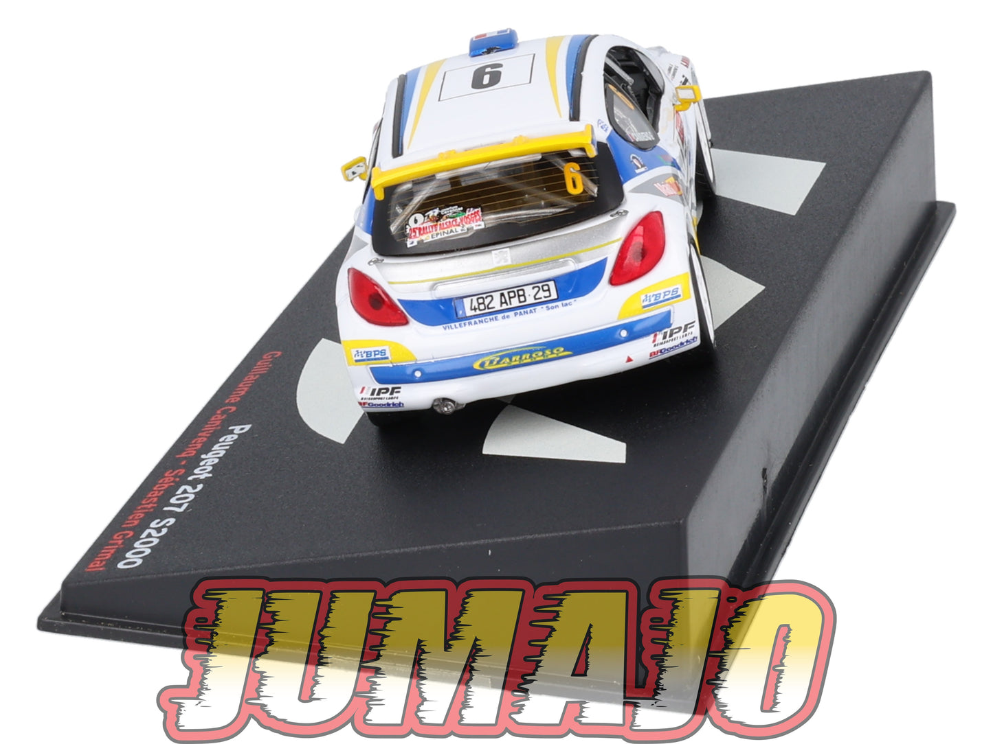 RP47 1/43 IXO Altaya Passion Rallye Peugeot 207 S2000 Alsace-Vosges G.Canivenq #6 2009