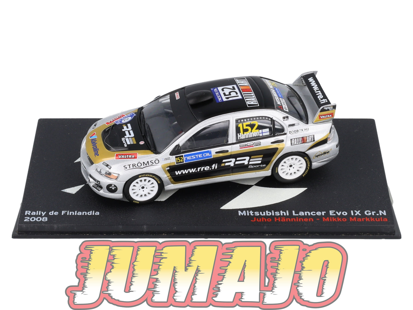 RP51 1/43 IXO Altaya Passion Rallye Mitsubishi Lancer Evo IX Gr.N Finlande J.Hanninen #152 2008