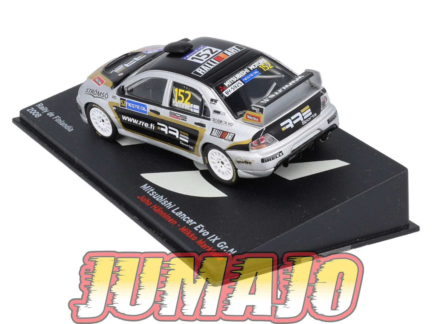 RP51 1/43 IXO Altaya Passion Rallye Mitsubishi Lancer Evo IX Gr.N Finlande J.Hanninen #152 2008