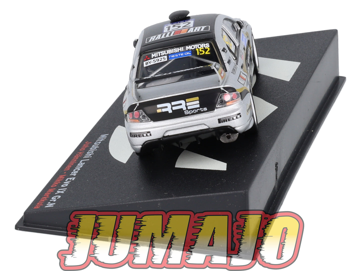 RP51 1/43 IXO Altaya Passion Rallye Mitsubishi Lancer Evo IX Gr.N Finlande J.Hanninen #152 2008