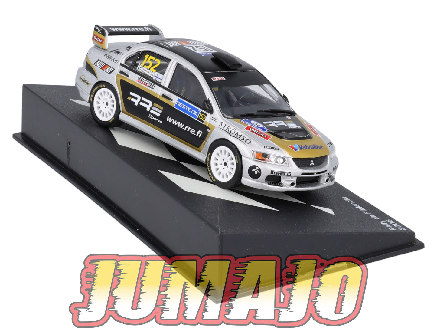 RP51 1/43 IXO Altaya Passion Rallye Mitsubishi Lancer Evo IX Gr.N Finlande J.Hanninen #152 2008