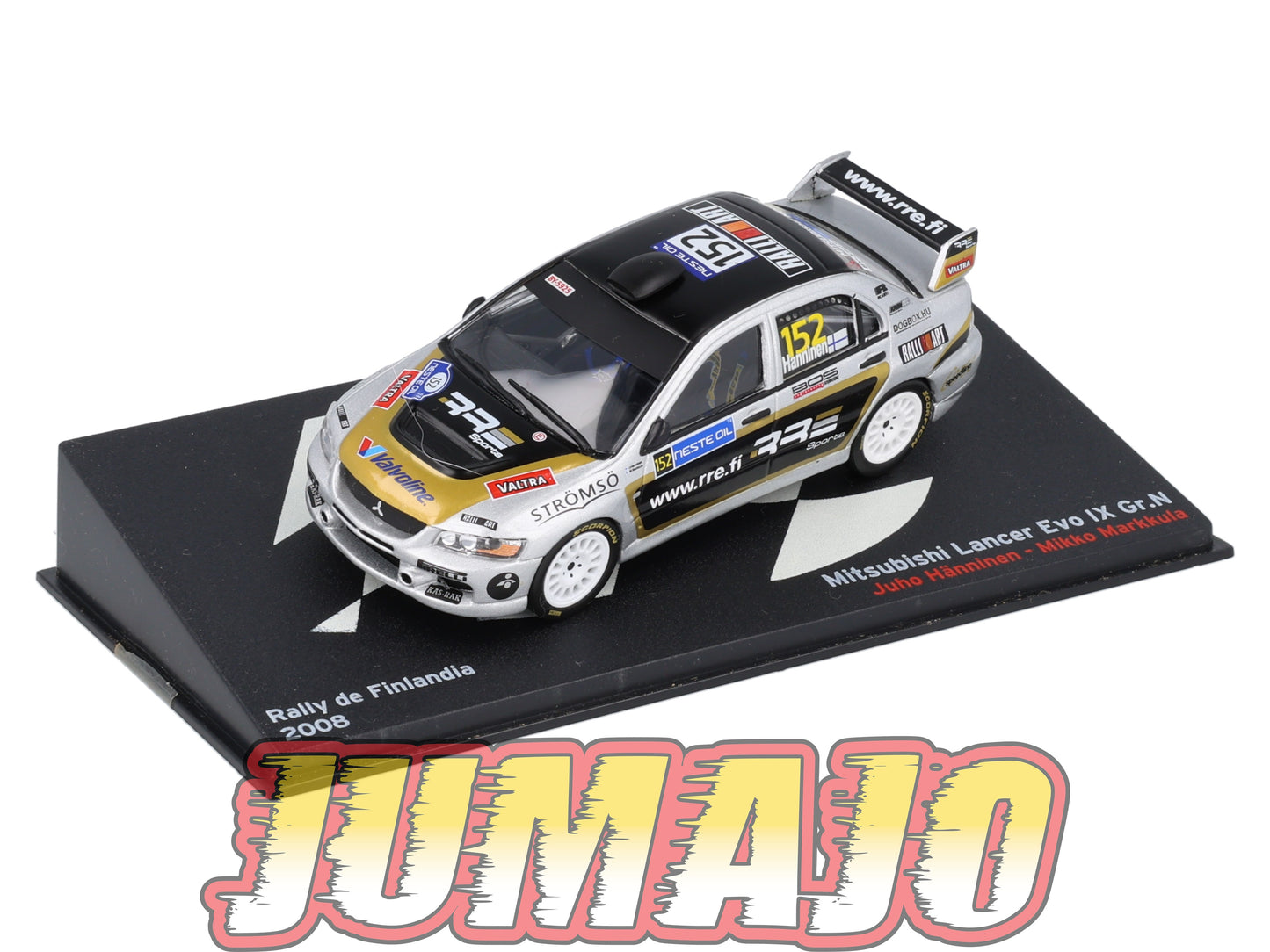 RP51 1/43 IXO Altaya Passion Rallye Mitsubishi Lancer Evo IX Gr.N Finlande J.Hanninen #152 2008