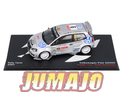 RP52 1/43 IXO Altaya Passion Rallye VOLKSWAGEN Polo S2000 F.Loix 2007 #9