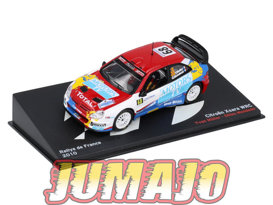 RP57 1/43 IXO Altaya Passion Rallye Citroen Xsara WRC France Y.Muller #68 2010