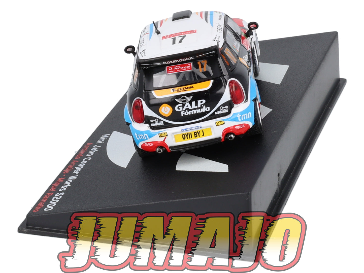 RP58 1/43 IXO Altaya Passion Rallye Mini John cooper Works S2000 Portugal A.Araujo #17 2011