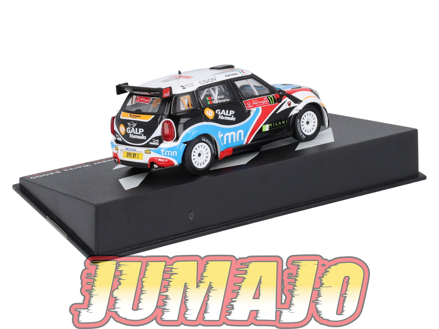 RP58 1/43 IXO Altaya Passion Rallye Mini John cooper Works S2000 Portugal A.Araujo #17 2011