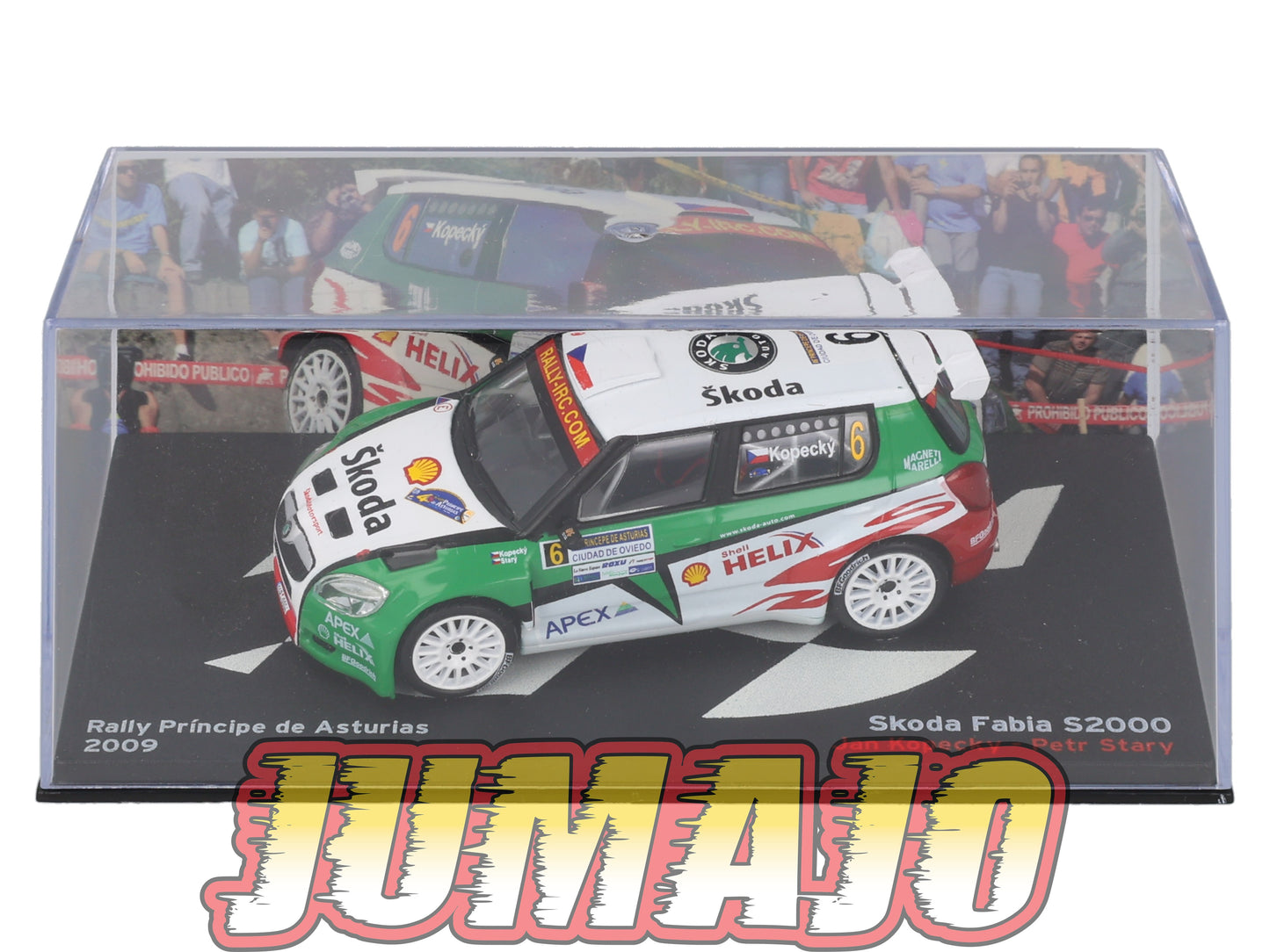 RP5 1/43 IXO Altaya Passion Rallye Skoda Fabia S2000 Príncipe de Asturias J.Kopecky #6 2009