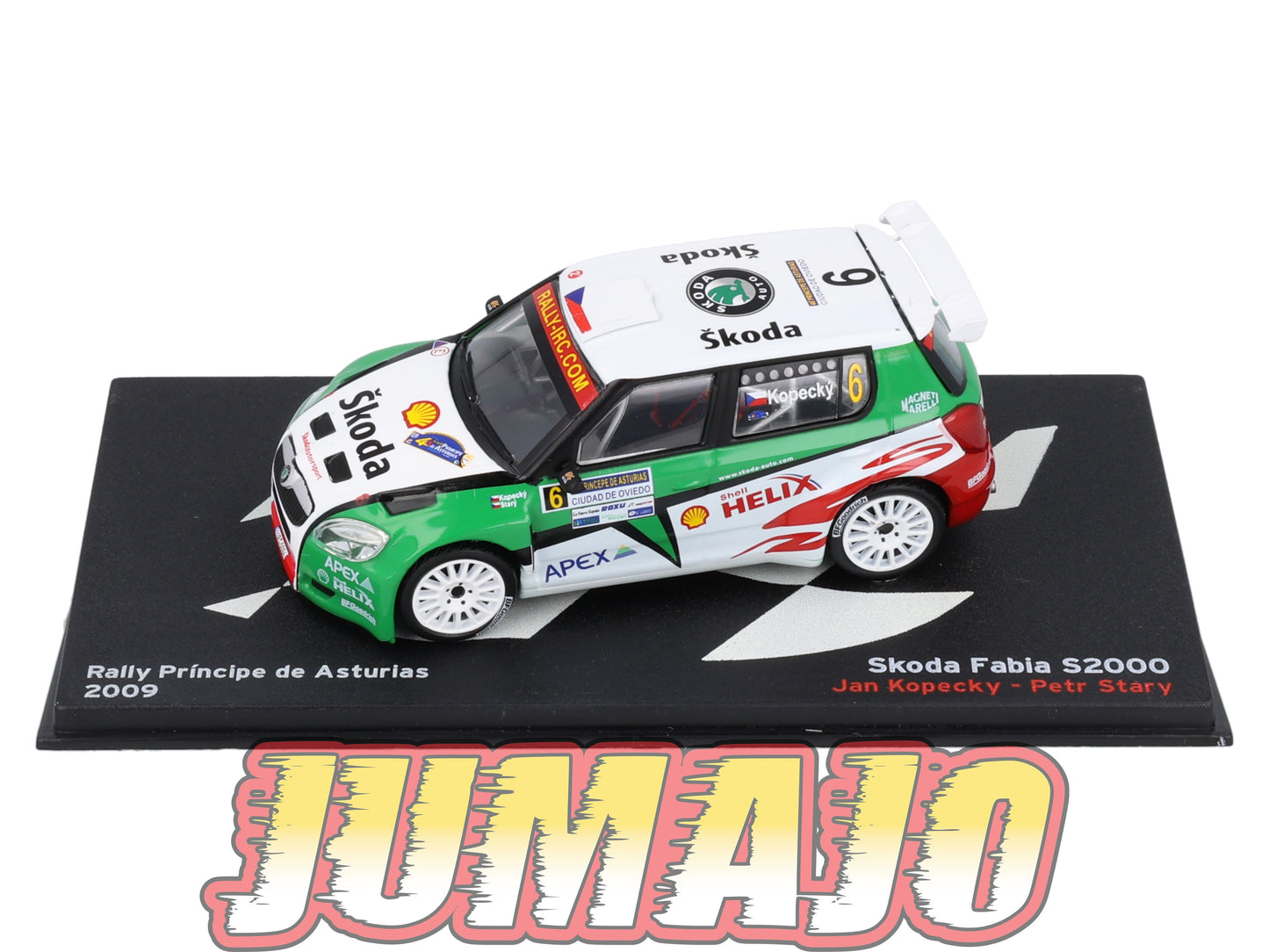 RP5 1/43 IXO Altaya Passion Rallye Skoda Fabia S2000 Príncipe de Asturias J.Kopecky #6 2009