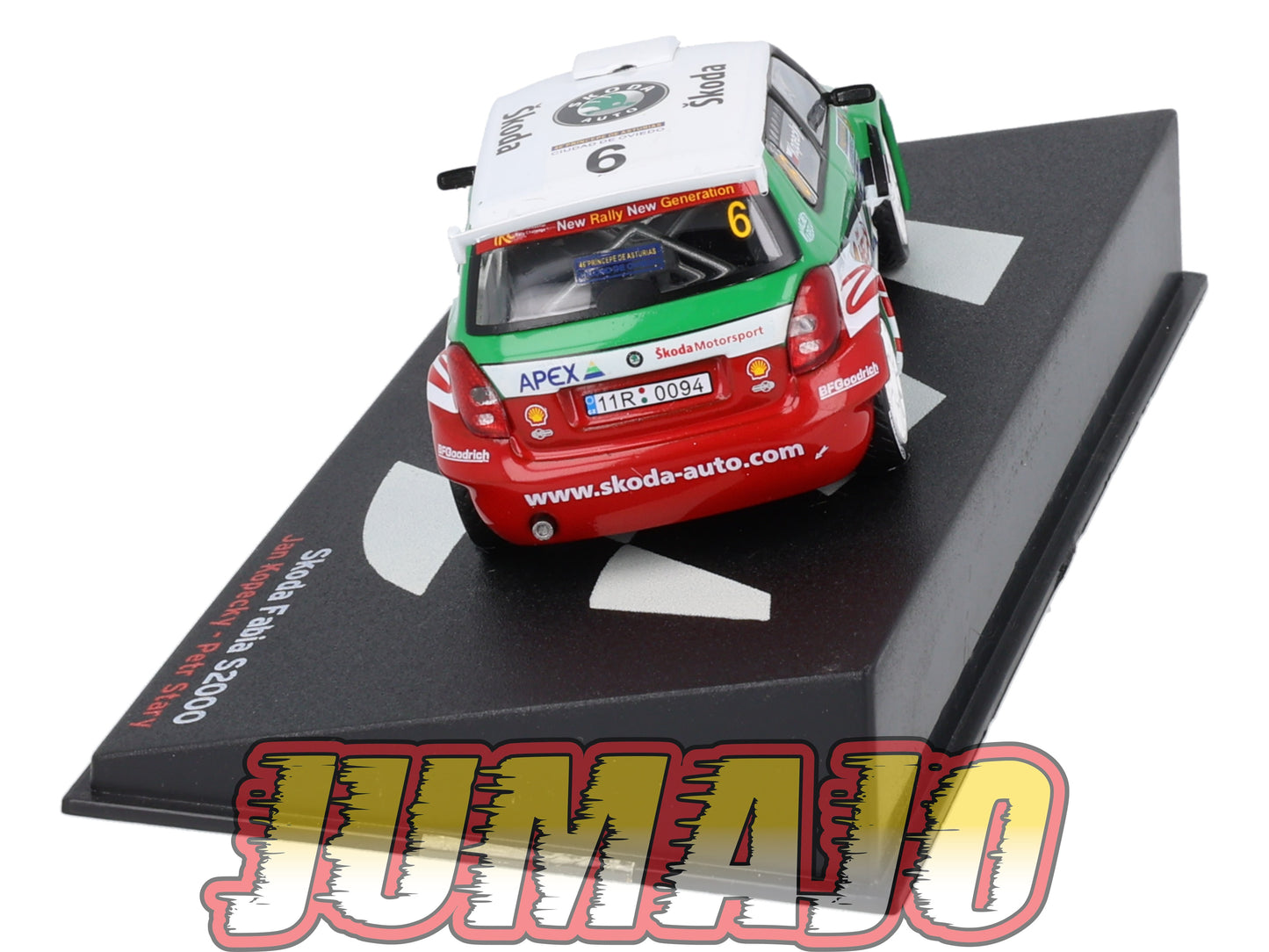 RP5 1/43 IXO Altaya Passion Rallye Skoda Fabia S2000 Príncipe de Asturias J.Kopecky #6 2009