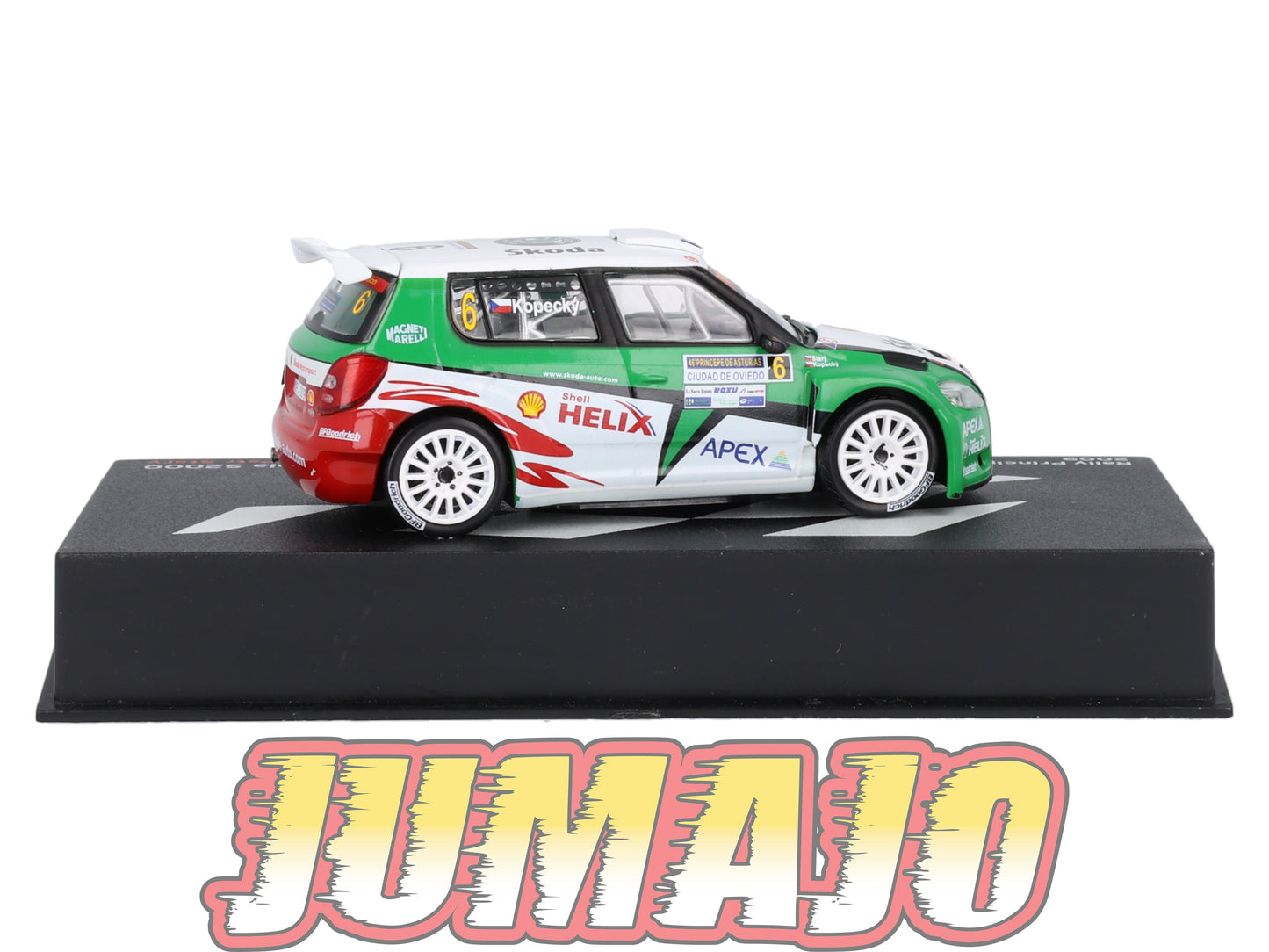 RP5 1/43 IXO Altaya Passion Rallye Skoda Fabia S2000 Príncipe de Asturias J.Kopecky #6 2009