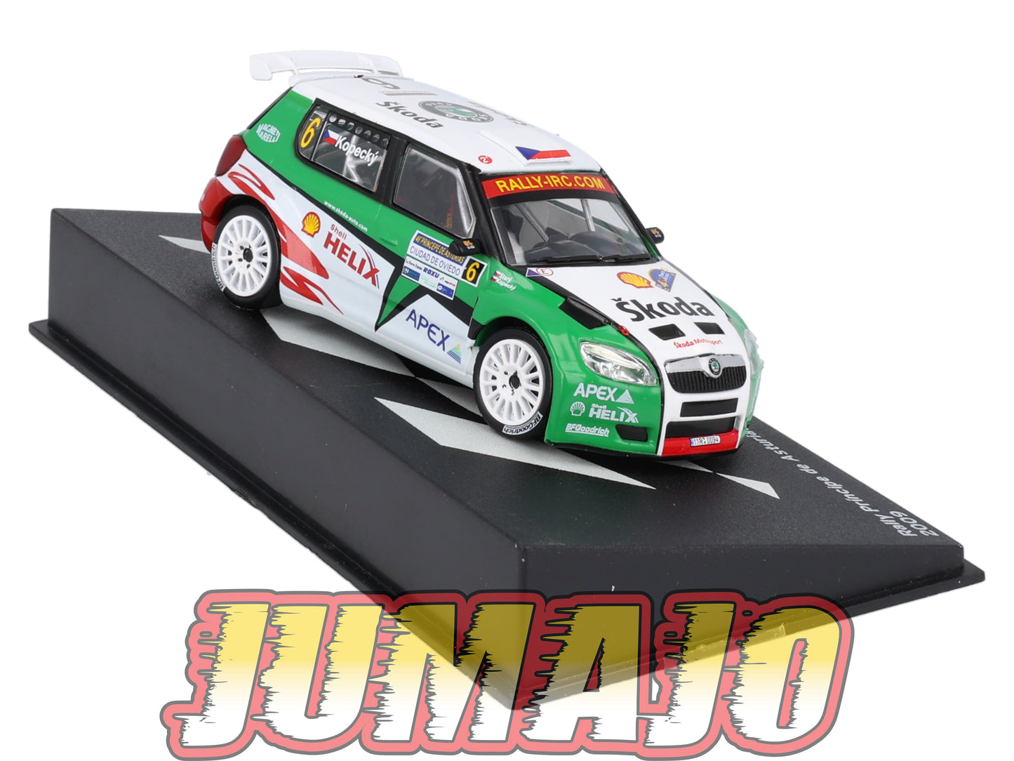 RP5 1/43 IXO Altaya Passion Rallye Skoda Fabia S2000 Príncipe de Asturias J.Kopecky #6 2009