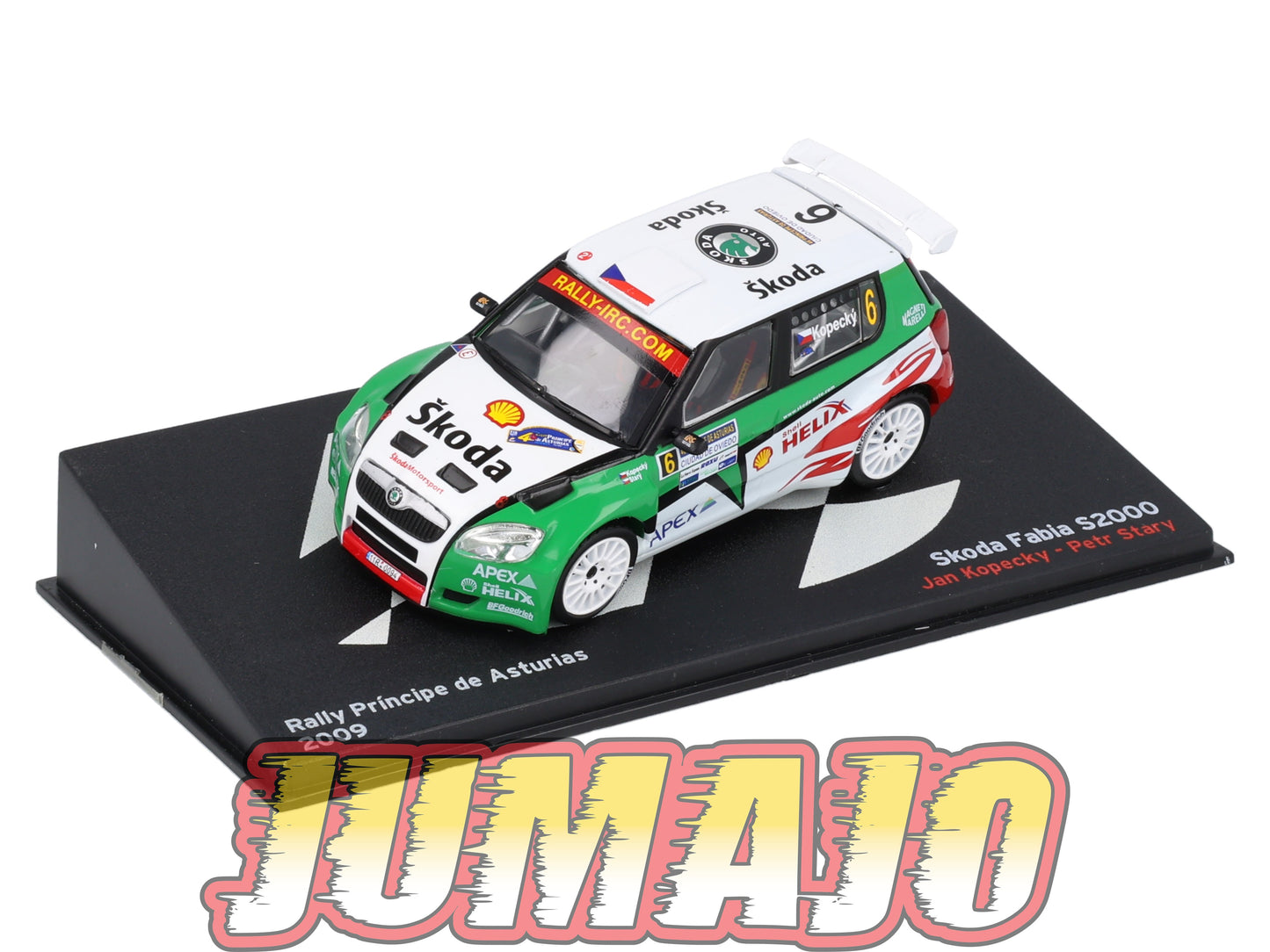 RP5 1/43 IXO Altaya Passion Rallye Skoda Fabia S2000 Príncipe de Asturias J.Kopecky #6 2009