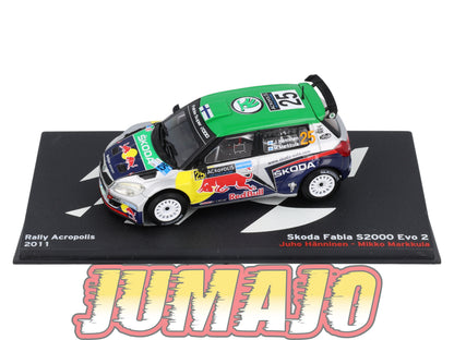 RP61 1/43 IXO Altaya Passion Rallye SKODA Fabia S2000 Evo 2 J.Hanninen 2011 #25