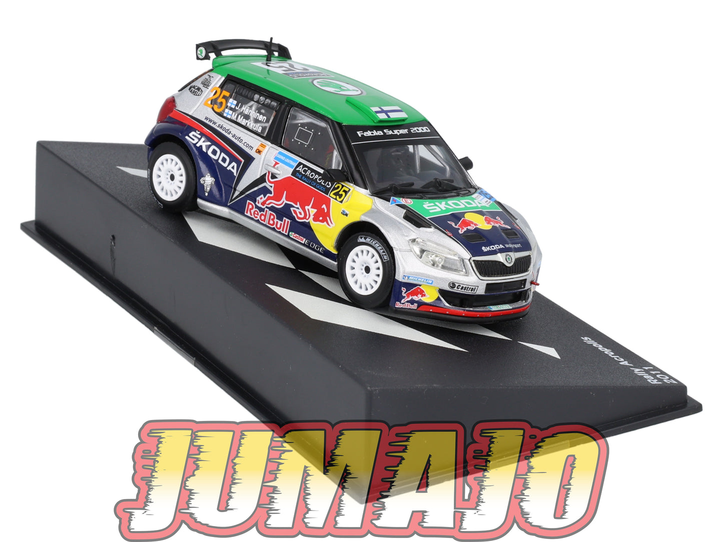 RP61 1/43 IXO Altaya Passion Rallye SKODA Fabia S2000 Evo 2 J.Hanninen 2011 #25