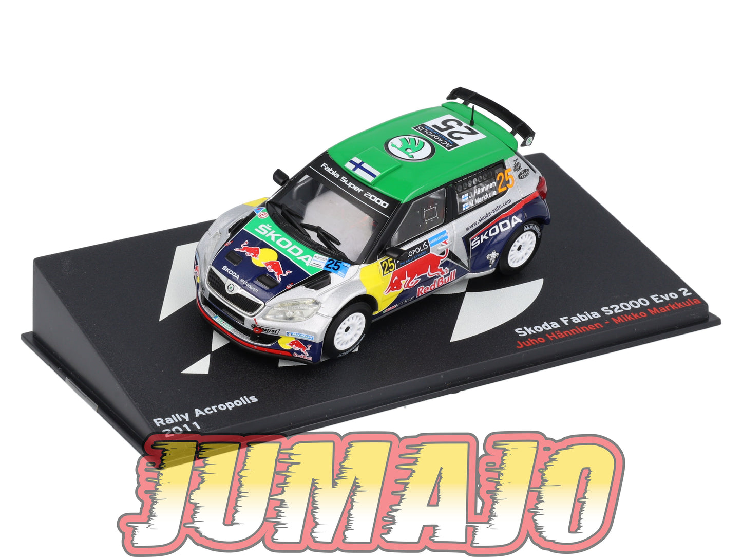 RP61 1/43 IXO Altaya Passion Rallye SKODA Fabia S2000 Evo 2 J.Hanninen 2011 #25