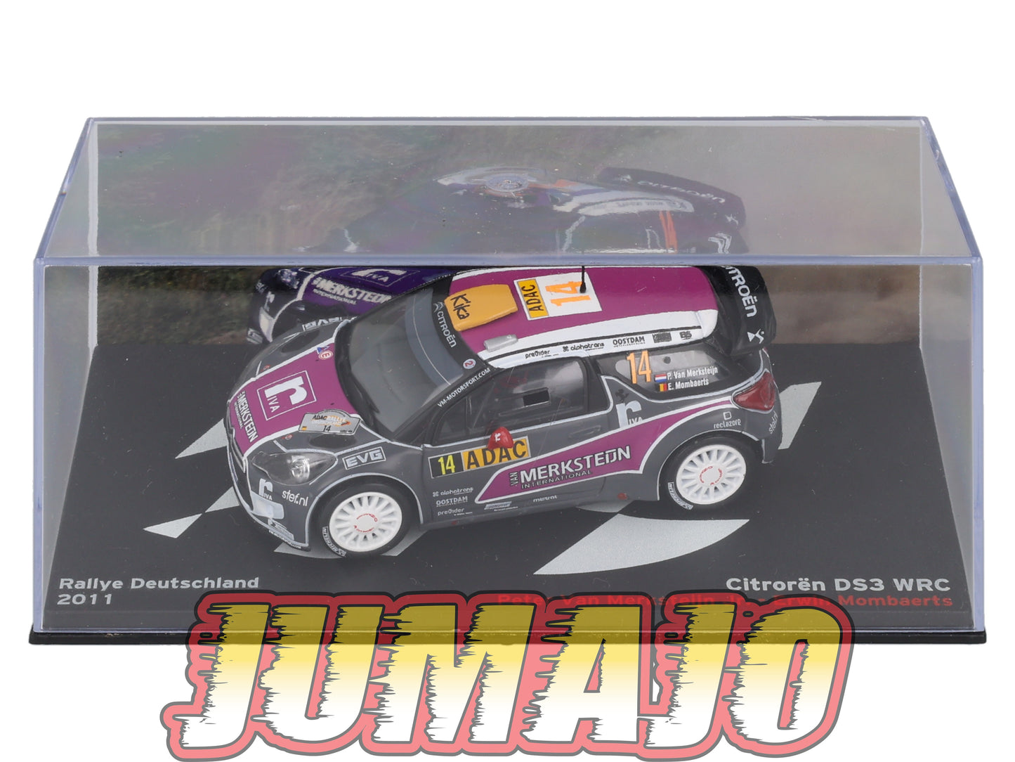 RP62 1/43 IXO Altaya Passion Rallye Citroen DS3 WRC Deutschland P.Merksteijn Jr. #14 2011