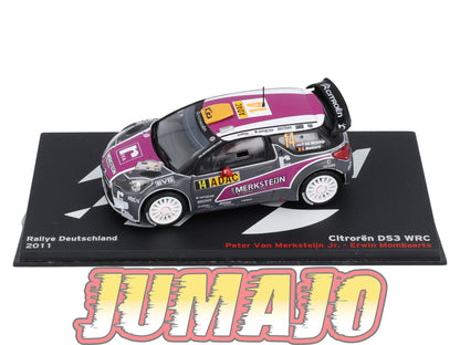 RP62 1/43 IXO Altaya Passion Rallye Citroen DS3 WRC Deutschland P.Merksteijn Jr. #14 2011