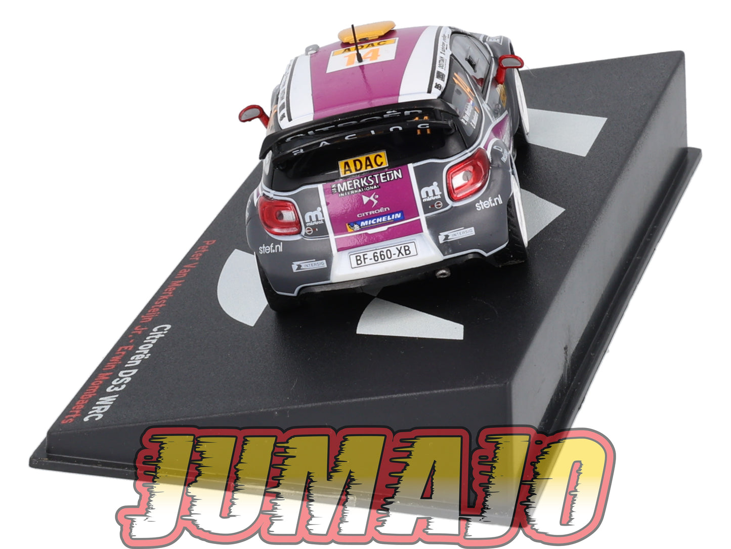 RP62 1/43 IXO Altaya Passion Rallye Citroen DS3 WRC Deutschland P.Merksteijn Jr. #14 2011