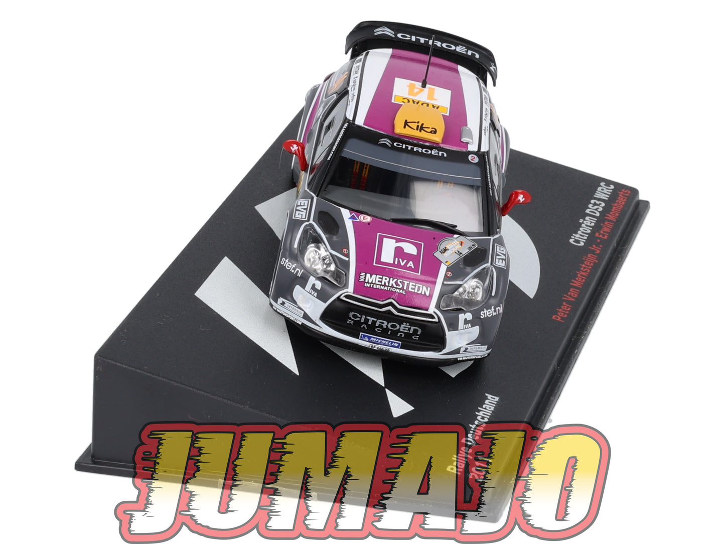 RP62 1/43 IXO Altaya Passion Rallye Citroen DS3 WRC Deutschland P.Merksteijn Jr. #14 2011