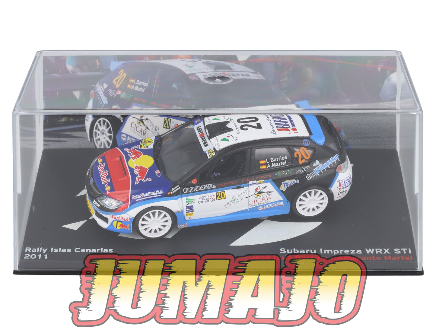 RP64 1/43 IXO Altaya Passion Rallye SUBARU Impreza WRX STI L.Barrios 2011 #20