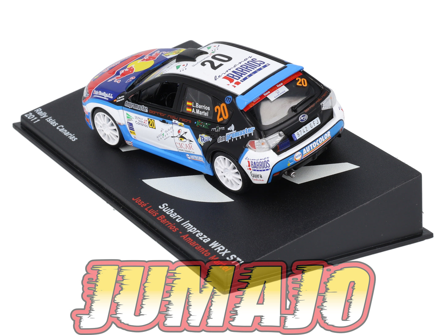 RP64 1/43 IXO Altaya Passion Rallye SUBARU Impreza WRX STI L.Barrios 2011 #20