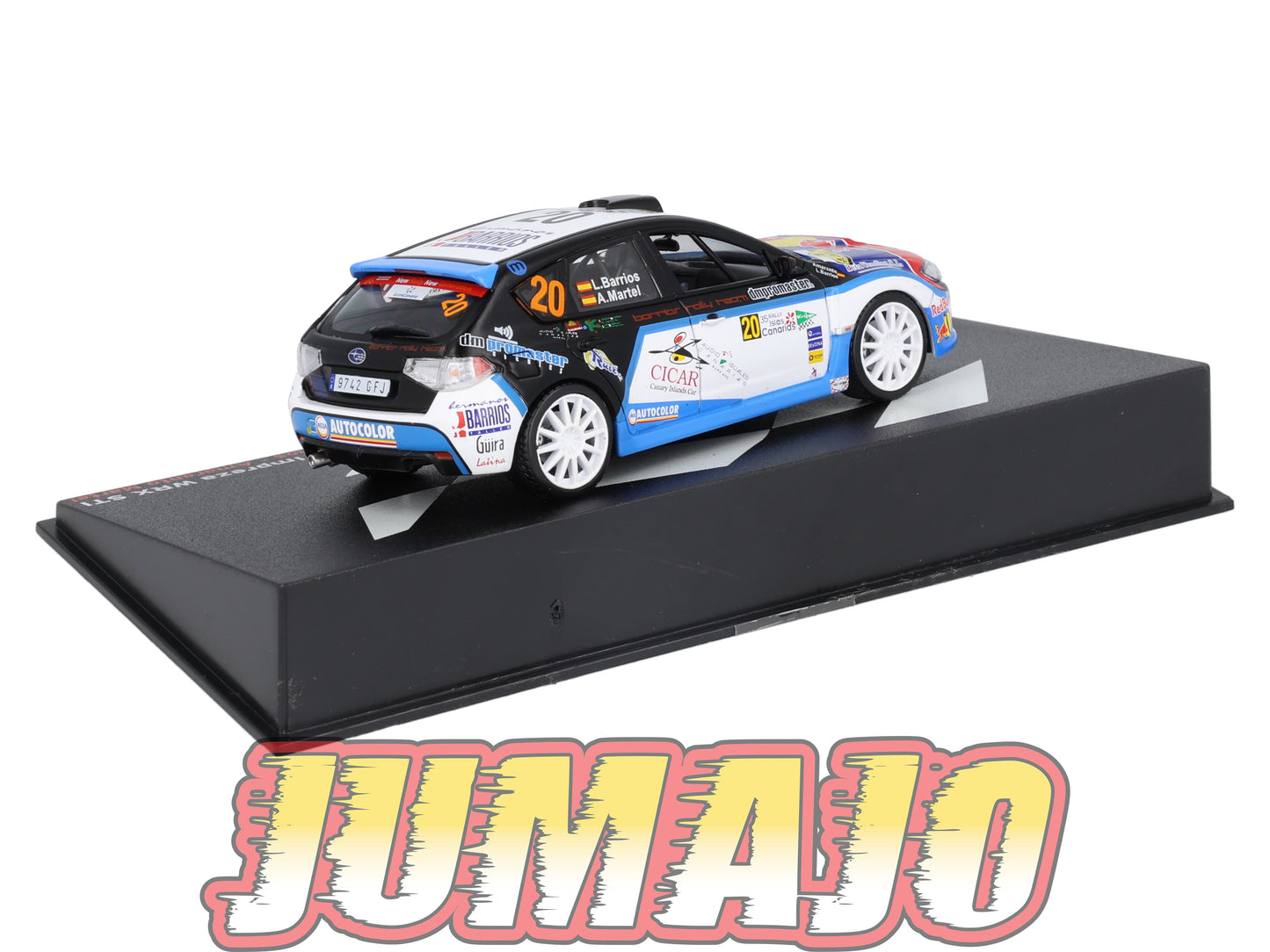 RP64 1/43 IXO Altaya Passion Rallye SUBARU Impreza WRX STI L.Barrios 2011 #20