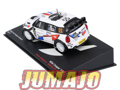 RP67 1/43 IXO Altaya Passion Rallye Mini Cooper WRC France-Alsace P.Campana #55 2011