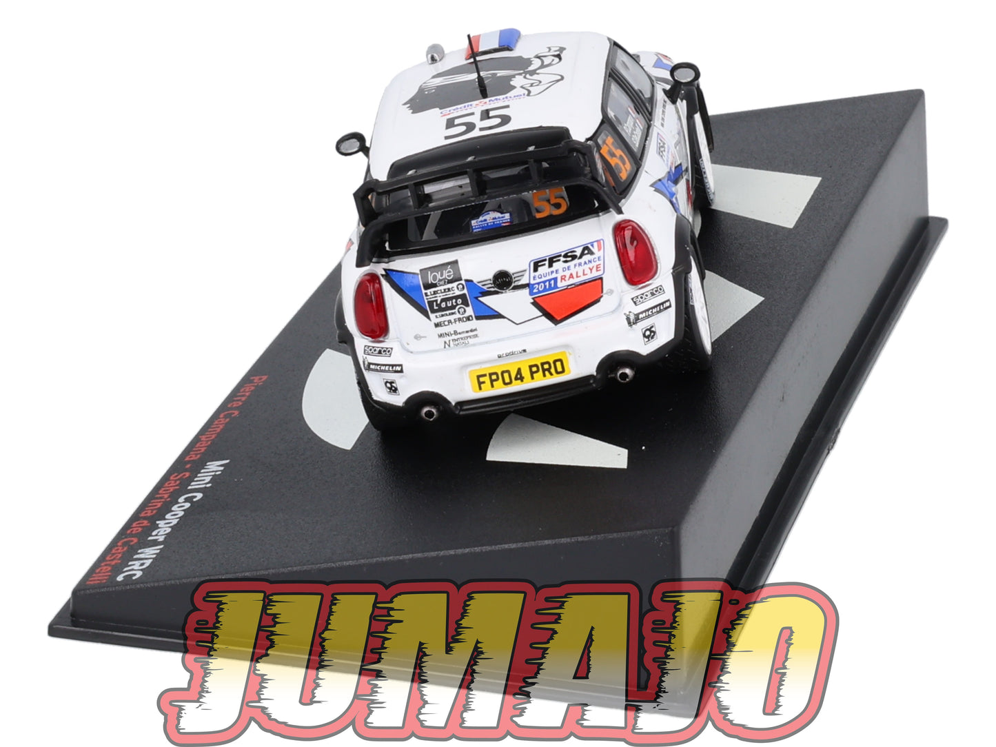 RP67 1/43 IXO Altaya Passion Rallye Mini Cooper WRC France-Alsace P.Campana #55 2011