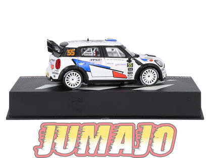 RP67 1/43 IXO Altaya Passion Rallye Mini Cooper WRC France-Alsace P.Campana #55 2011