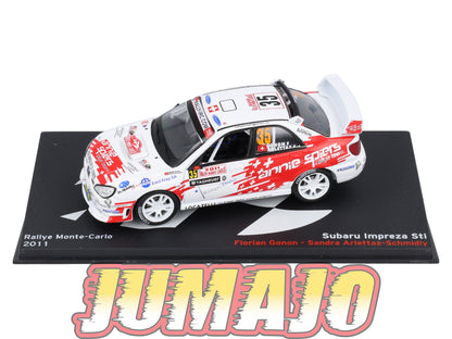 RP69 1/43 IXO Altaya Passion Rallye SUBARU Impreza Sti 2011 #35 Monte-carlo F.Gonon