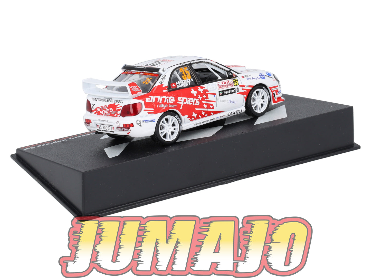 RP69 1/43 IXO Altaya Passion Rallye SUBARU Impreza Sti 2011 #35 Monte-carlo F.Gonon
