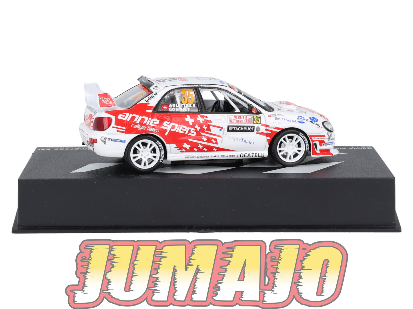 RP69 1/43 IXO Altaya Passion Rallye SUBARU Impreza Sti 2011 #35 Monte-carlo F.Gonon
