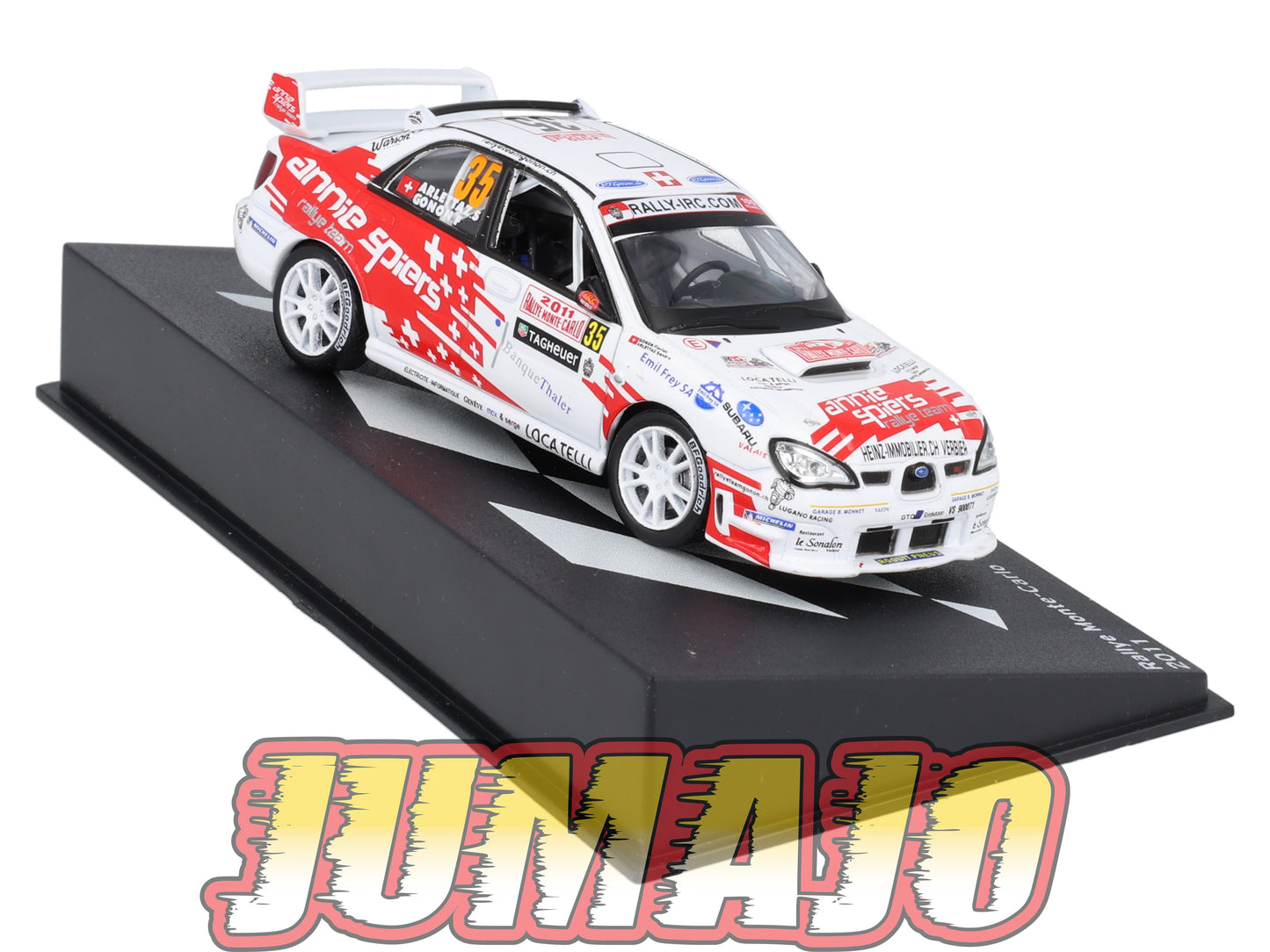 RP69 1/43 IXO Altaya Passion Rallye SUBARU Impreza Sti 2011 #35 Monte-carlo F.Gonon
