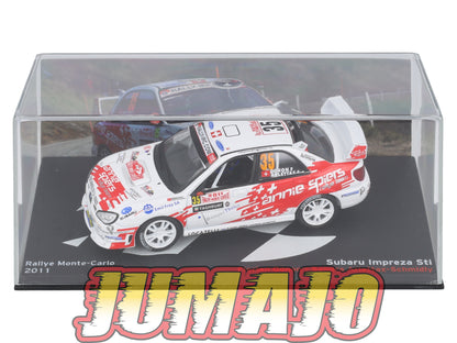 RP69 1/43 IXO Altaya Passion Rallye SUBARU Impreza Sti 2011 #35 Monte-carlo F.Gonon