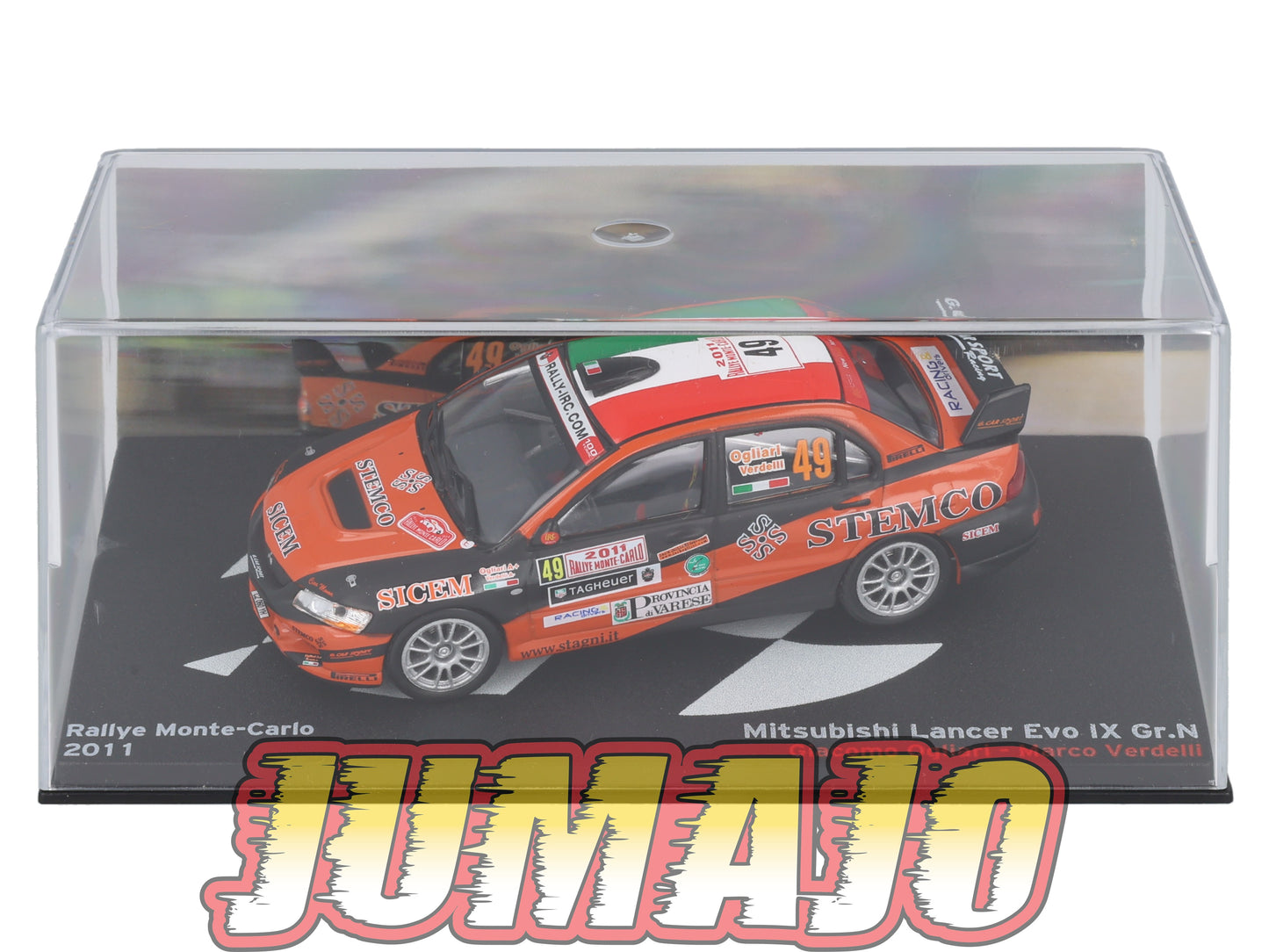 RP70 1/43 IXO Altaya Passion Rallye MITSUBISHI Lancer Evo IX G.Ogliari 2011 #49