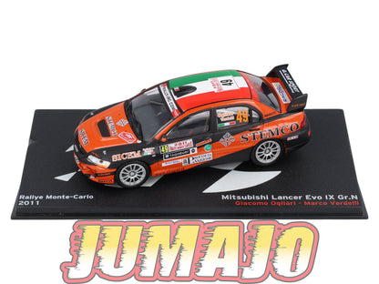 RP70 1/43 IXO Altaya Passion Rallye MITSUBISHI Lancer Evo IX G.Ogliari 2011 #49