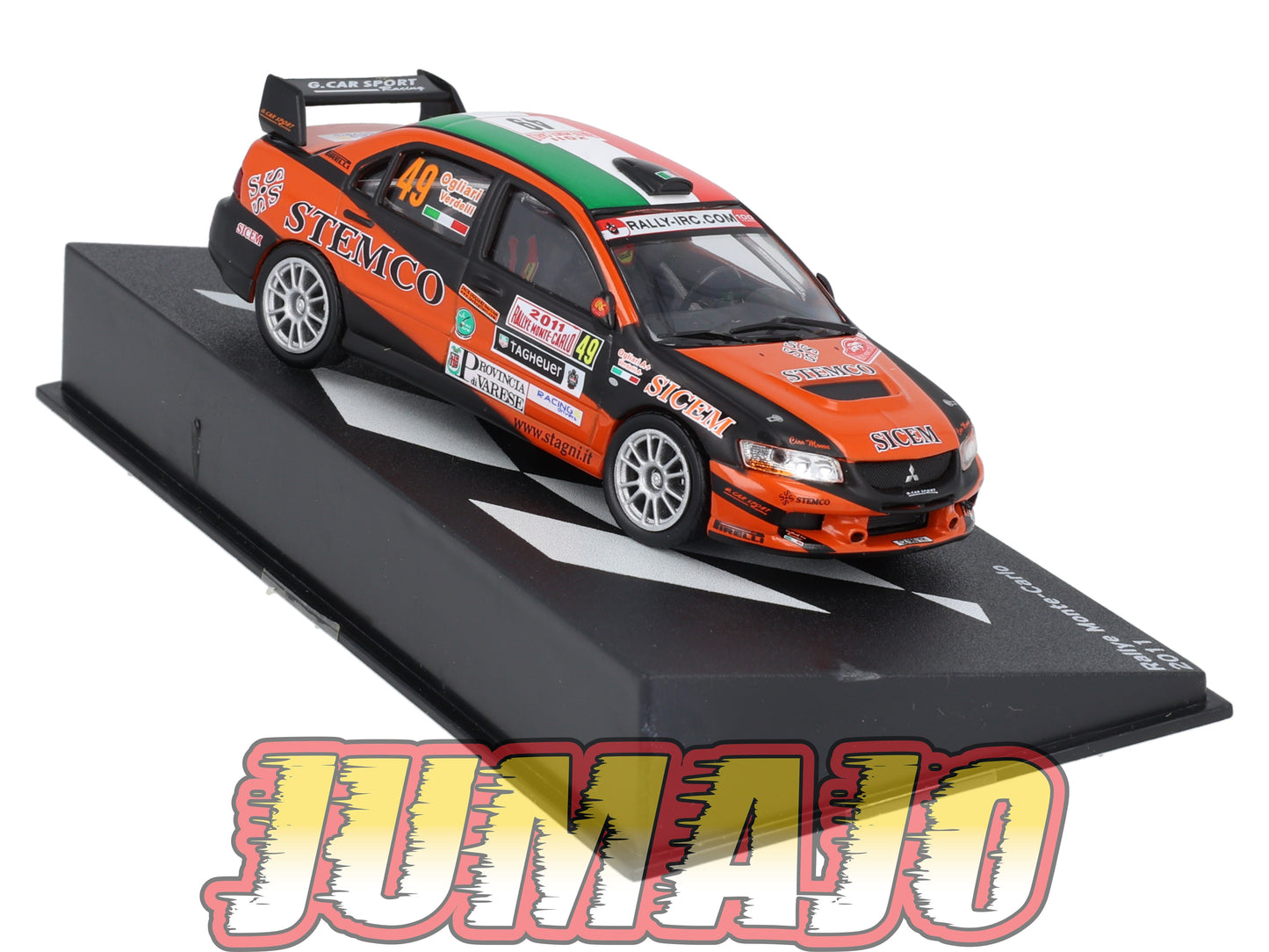 RP70 1/43 IXO Altaya Passion Rallye MITSUBISHI Lancer Evo IX G.Ogliari 2011 #49