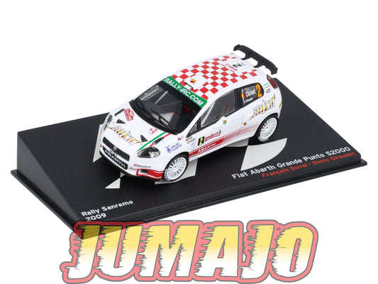 RP7 1/43 IXO Altaya Passion Rallye Fiat Abarth Grande punto S2000 Sanremo F.Duval #2 2009