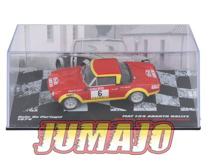RPL28 1/43 IXO DeAGOSTINI Pologne Rallye : FIAT 124 Abarth Rallye Portugal 1974 #6 M.Alén