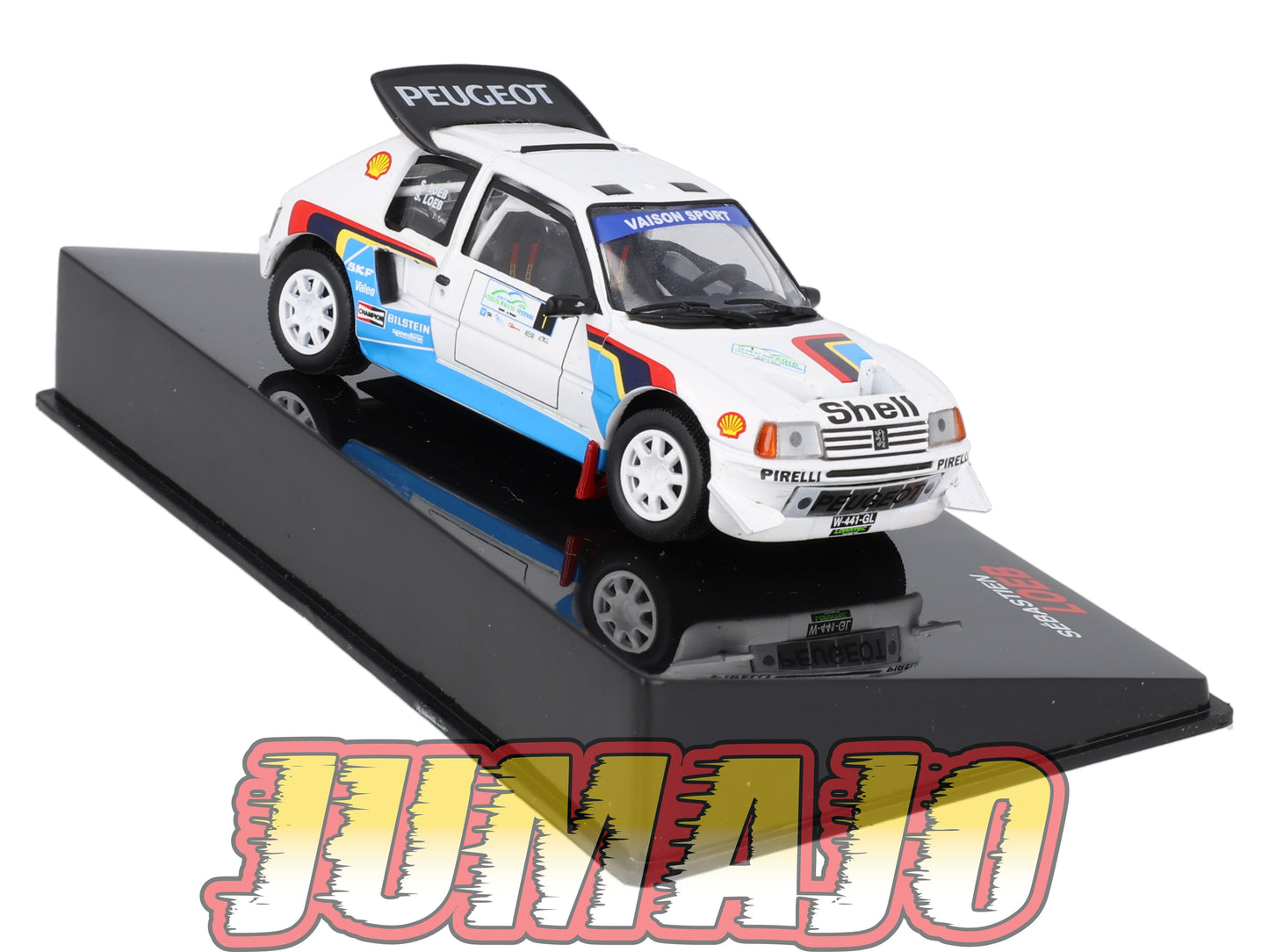 RSL11 Voiture 1/43 IXO Altaya Rallye Sebastien Loeb PEUGEOT 205 T16 EVO2 2016 #1 Vosges Rally Festival