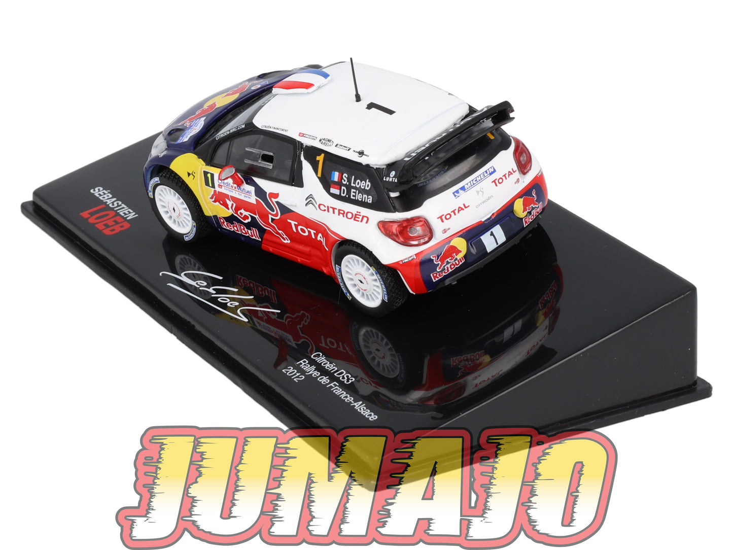 RSL12 Voiture 1/43 IXO Altaya Rallye Sebastien Loeb CITROËN DS3 2012 #1 Rallye De France Alsace