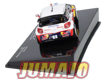 RSL12 Voiture 1/43 IXO Altaya Rallye Sebastien Loeb CITROËN DS3 2012 #1 Rallye De France Alsace