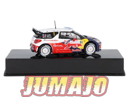 RSL12 Voiture 1/43 IXO Altaya Rallye Sebastien Loeb CITROËN DS3 2012 #1 Rallye De France Alsace