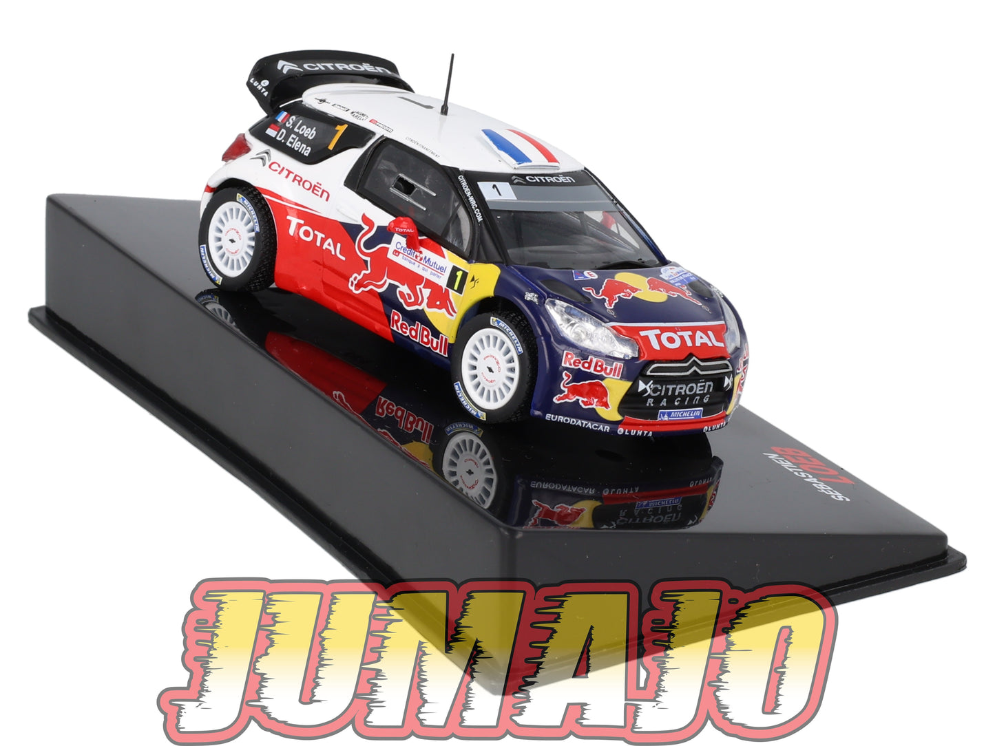 RSL12 Voiture 1/43 IXO Altaya Rallye Sebastien Loeb CITROËN DS3 2012 #1 Rallye De France Alsace