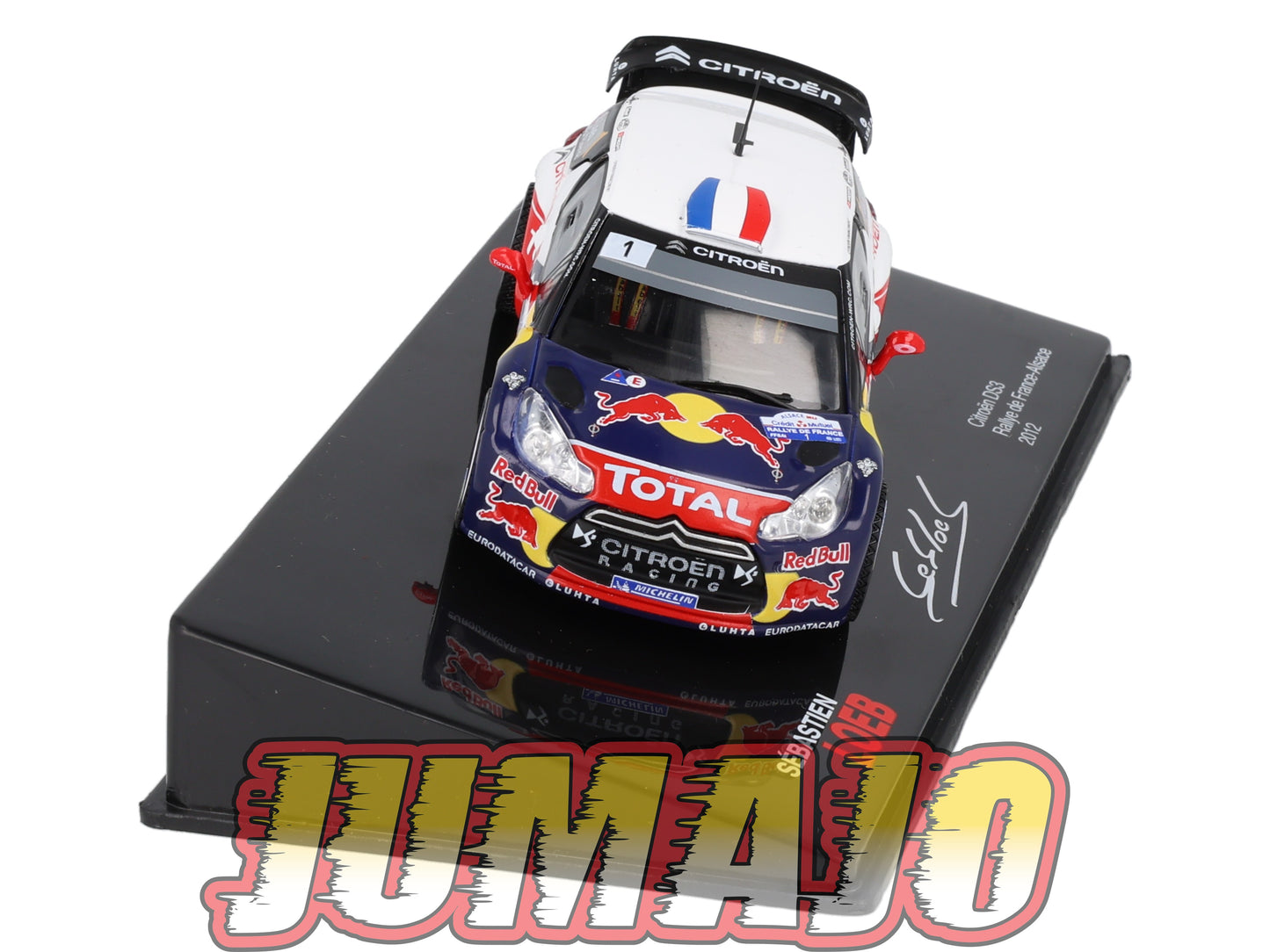 RSL12 Voiture 1/43 IXO Altaya Rallye Sebastien Loeb CITROËN DS3 2012 #1 Rallye De France Alsace