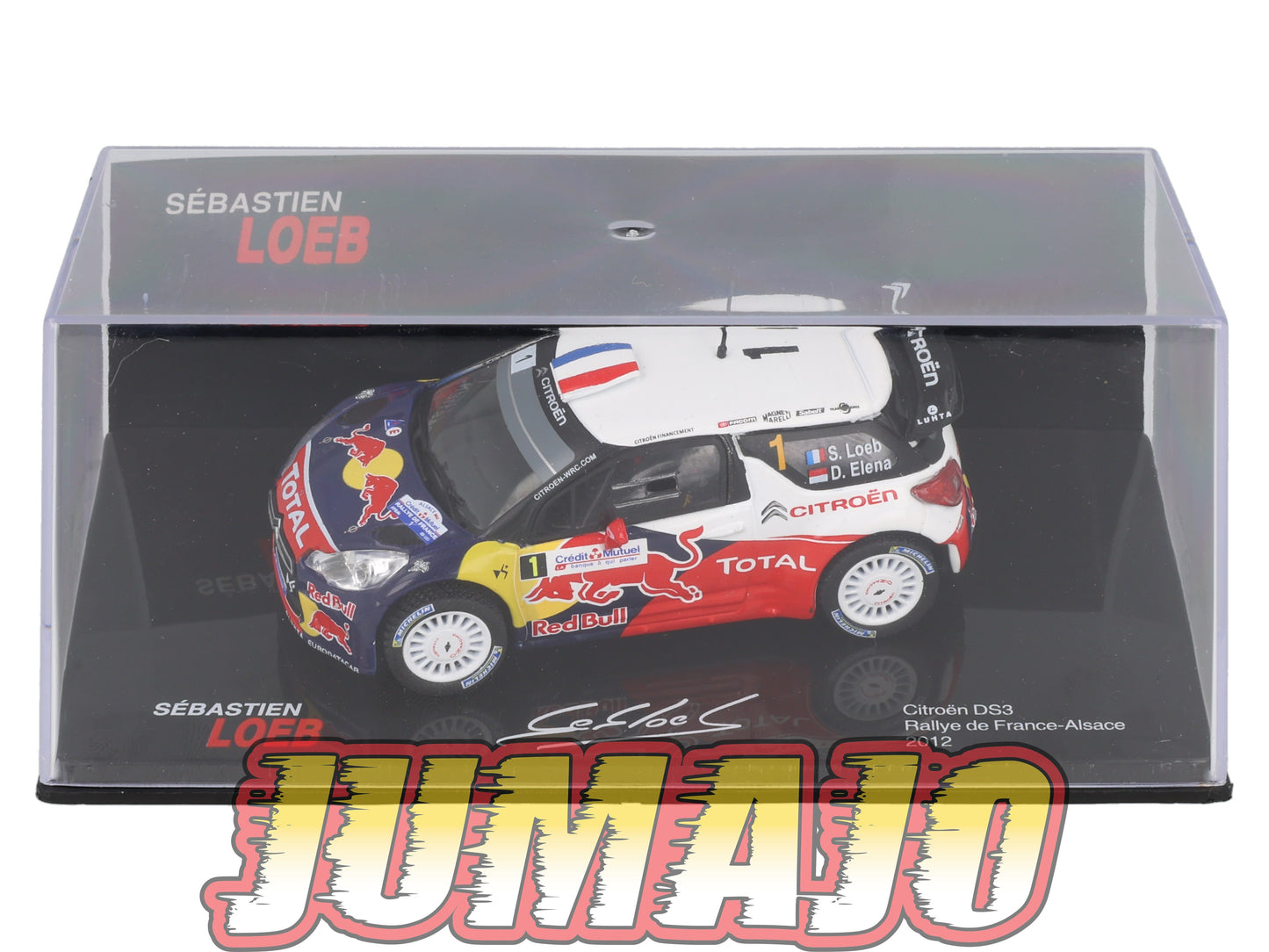 RSL12 Voiture 1/43 IXO Altaya Rallye Sebastien Loeb CITROËN DS3 2012 #1 Rallye De France Alsace
