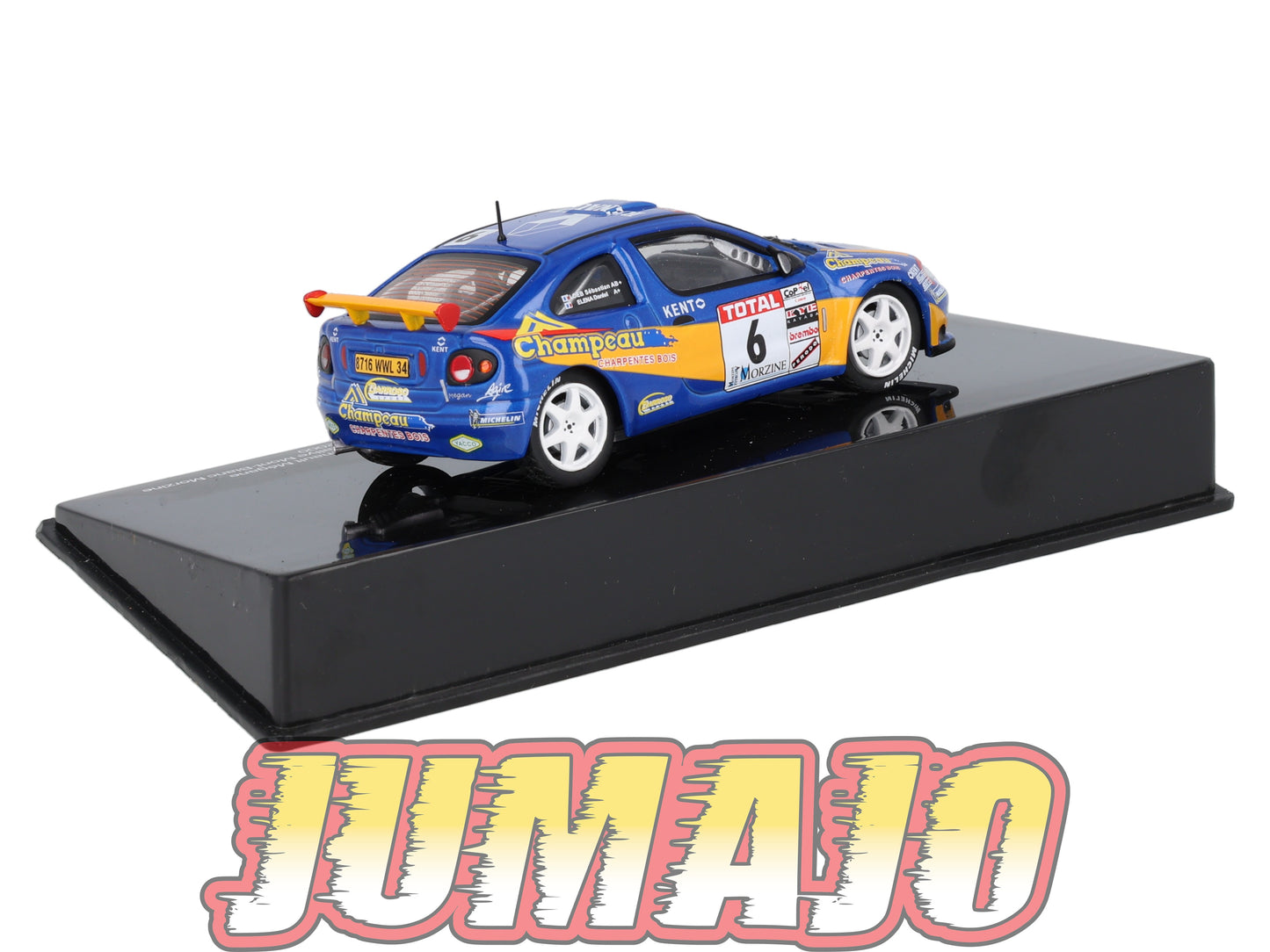 RSL14 Voiture 1/43 IXO Altaya Rallye Sebastien Loeb RENAULT Mégane 2000 #6 Rally Mont Blanc Morzine