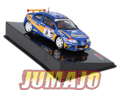 RSL14 Voiture 1/43 IXO Altaya Rallye Sebastien Loeb RENAULT Mégane 2000 #6 Rally Mont Blanc Morzine