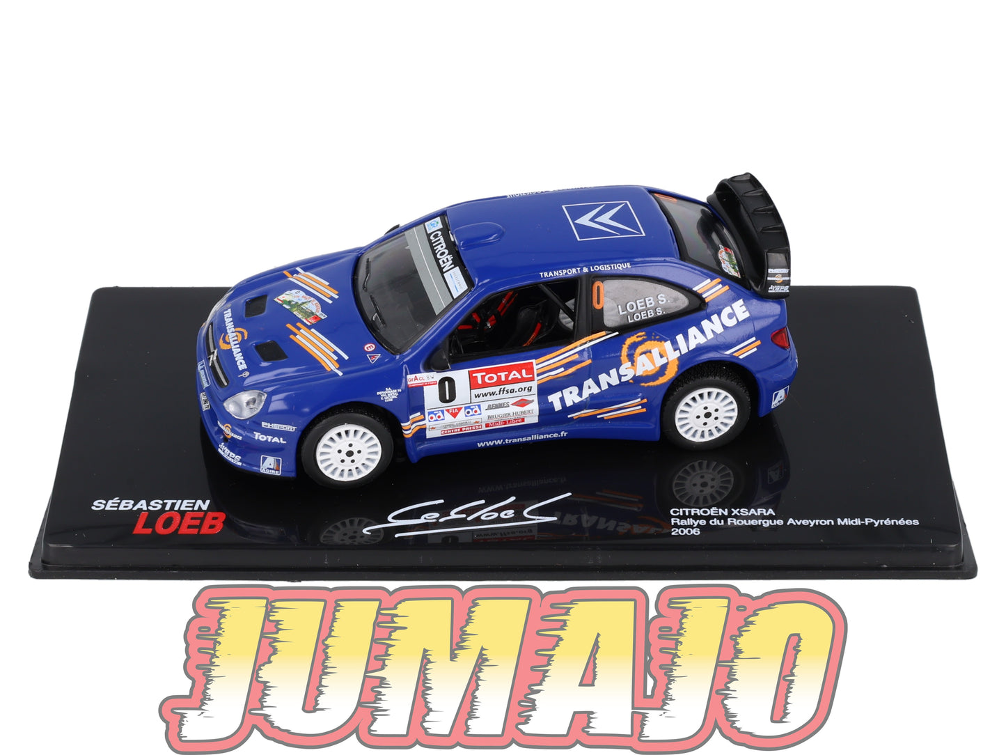 RSL15 Voiture 1/43 IXO Altaya Rallye Sebastien Loeb : CITROËN Xsara 2006 #0 Rally Du Rouergue
