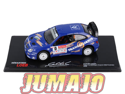 RSL15 Voiture 1/43 IXO Altaya Rallye Sebastien Loeb : CITROËN Xsara 2006 #0 Rally Du Rouergue